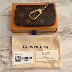 Louis Vuitton Monogram Canvas Key Pouch
